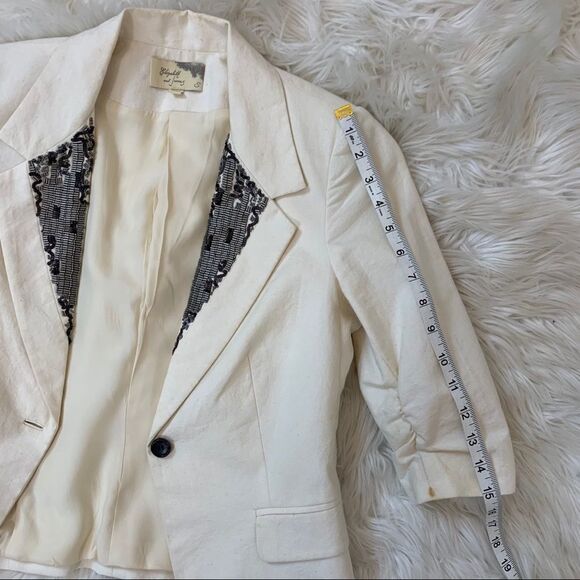 Elizabeth & James cream blazer - Picture 4 of 15